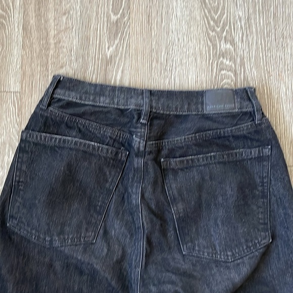 American Eagle 90s boyfriend black denim jeans size 2 - Picture 9 of 10